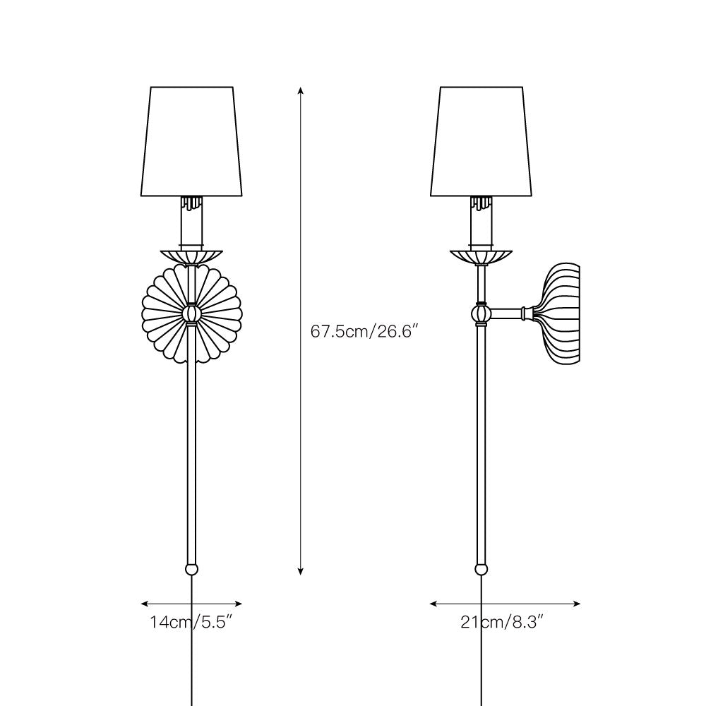 Catina Plug-in Wall Lamp — view 4