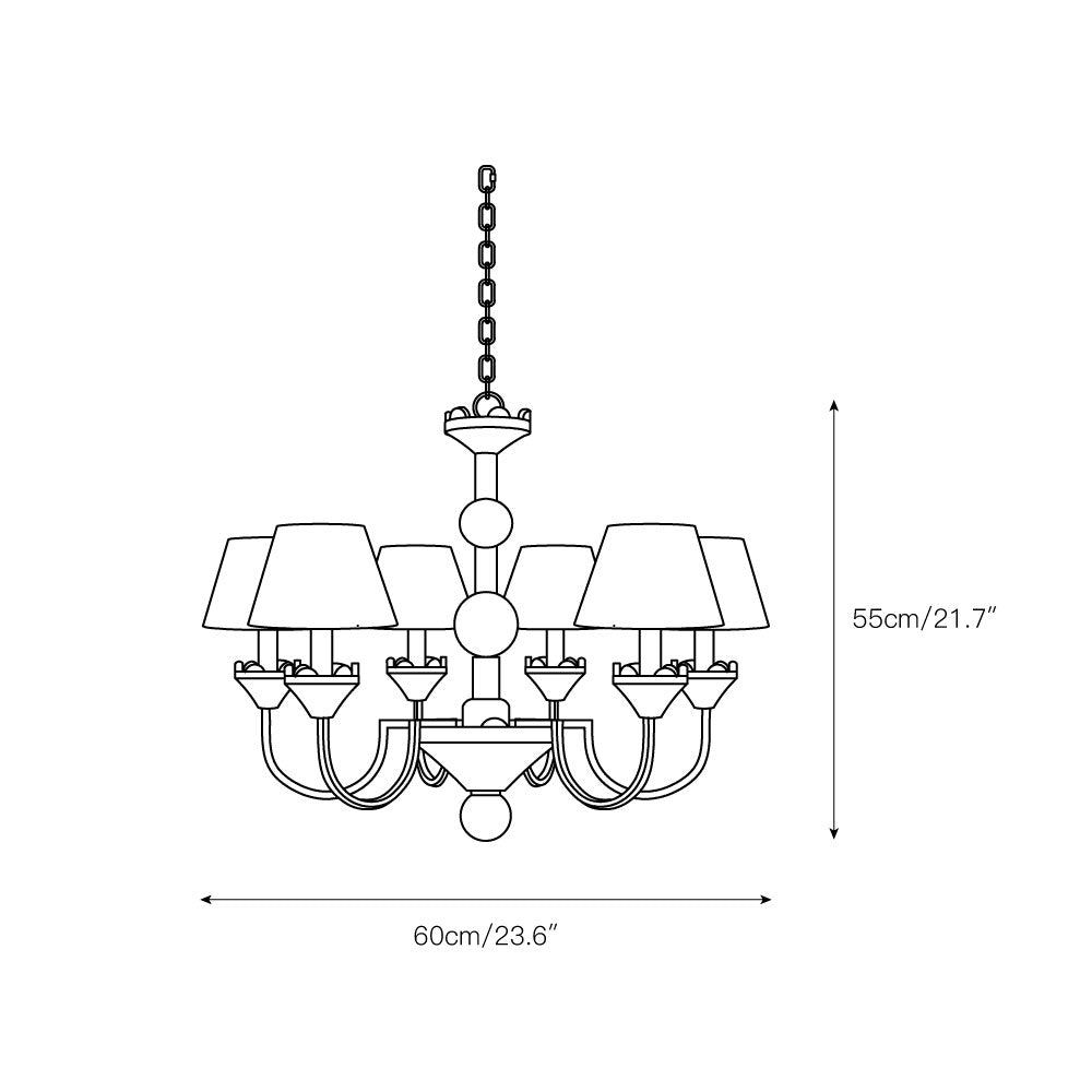 Cavaillon Chandelier — view 3