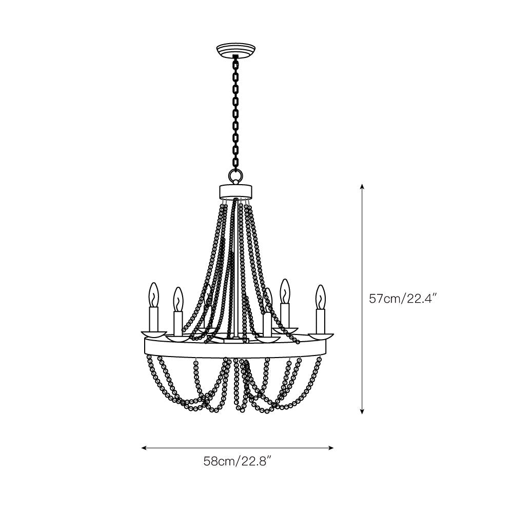 Cavitt Chandelier — view 3