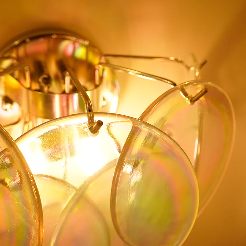 Clear Murano Disc Wall Lamp — view 5