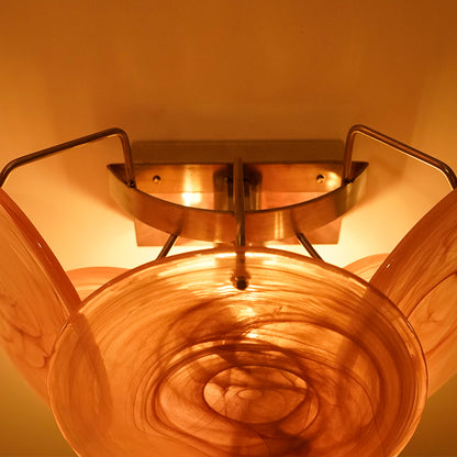 Colorful Murano Disc Wall Lamp