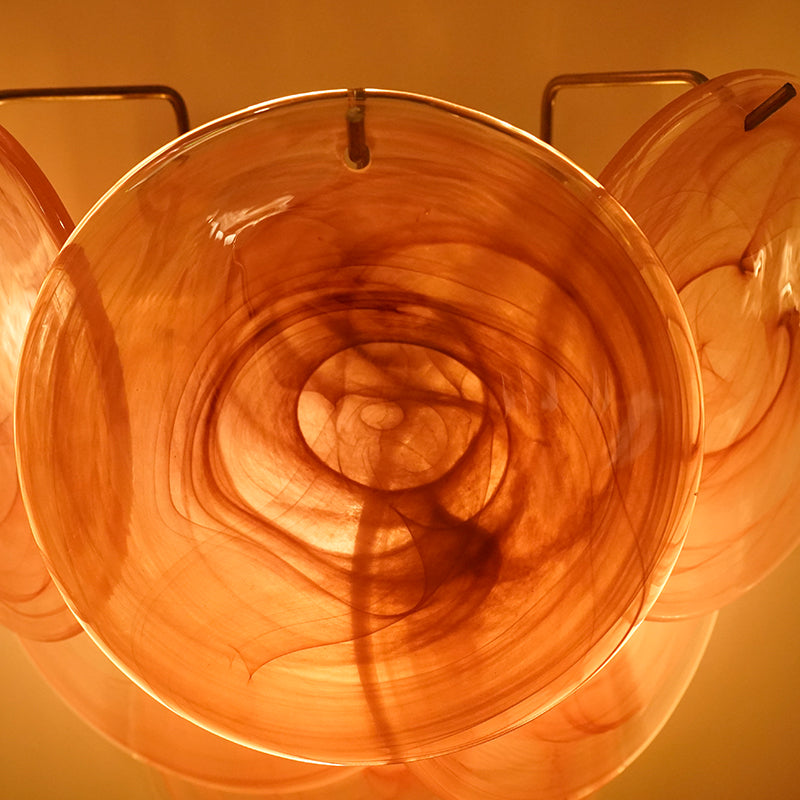 Colorful Murano Disc Wall Lamp