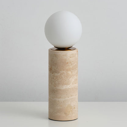 Core Travertine Table Lamp