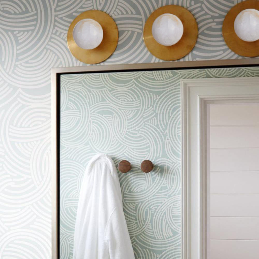 Corona Round Alabaster Sconce