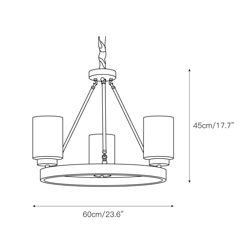 Corsica Chandelier — view 3