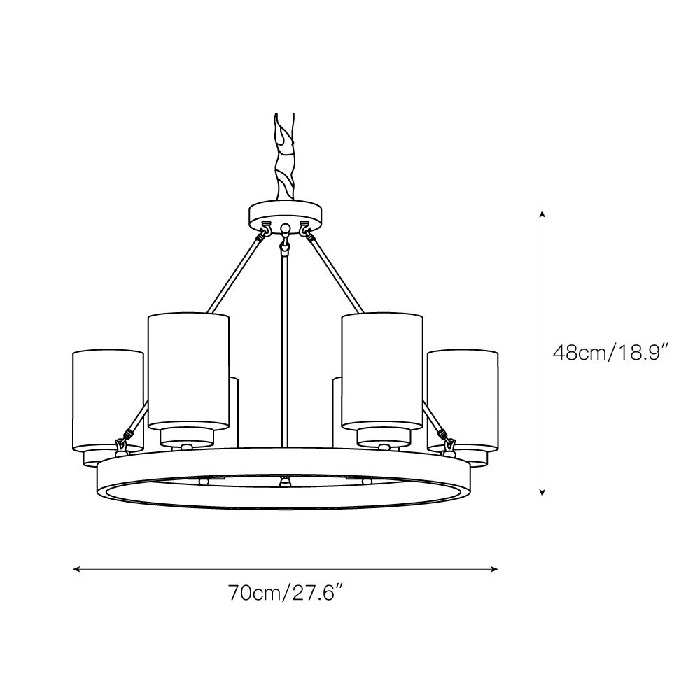 Corsica Chandelier — view 4