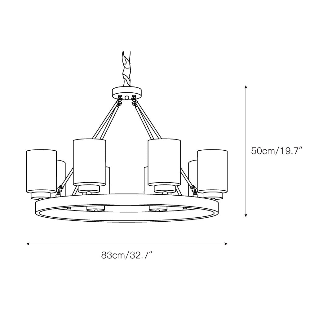 Corsica Chandelier — view 5