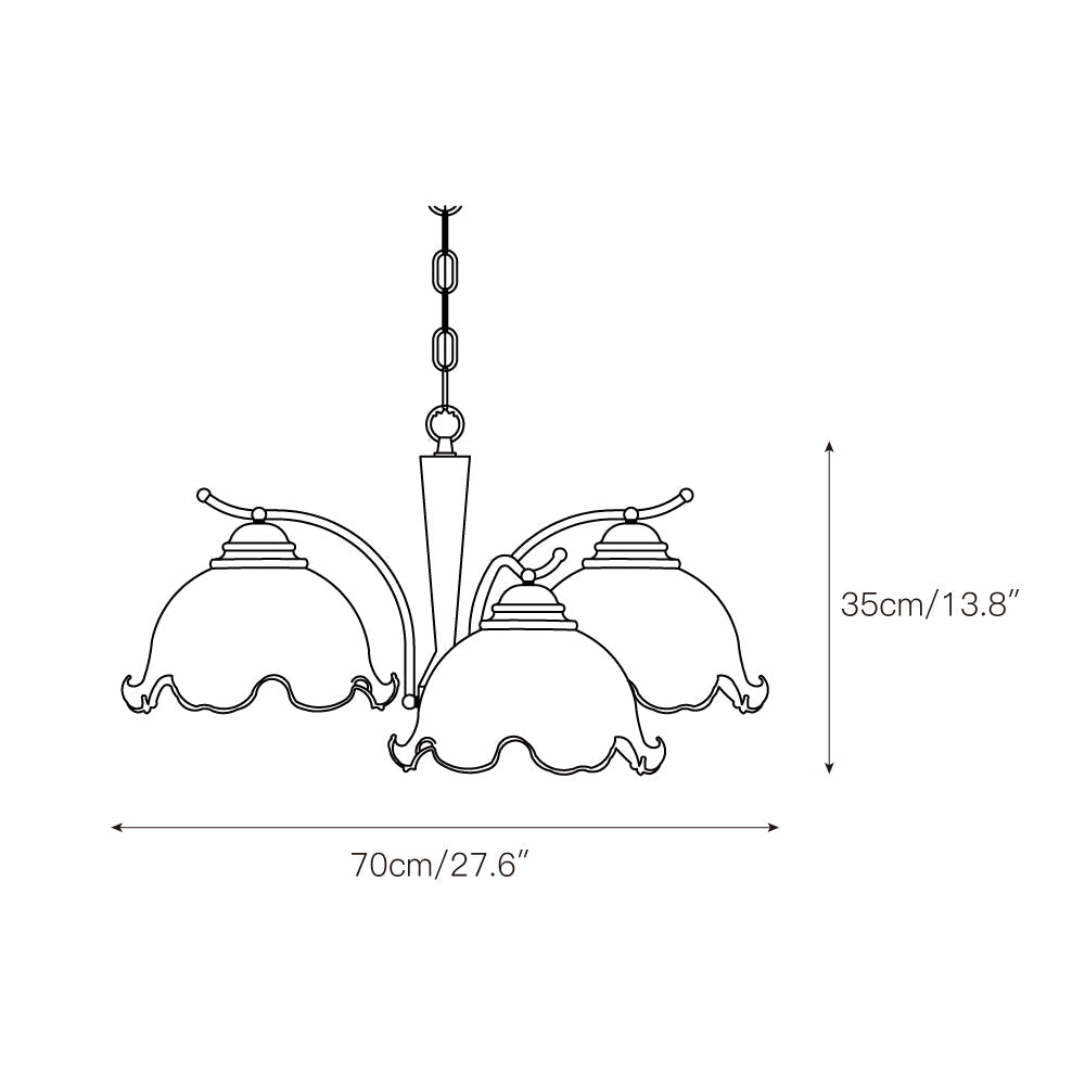 Crack Flower Chandelier — view 3