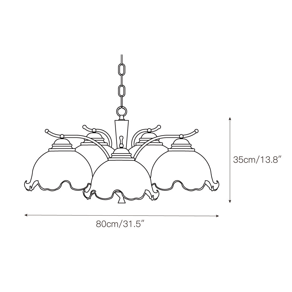 Crack Flower Chandelier — view 4