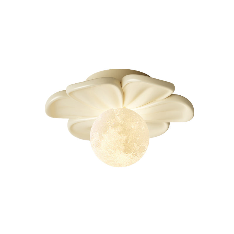 Cream Bloom Flower Ceiling Lamp — view 29