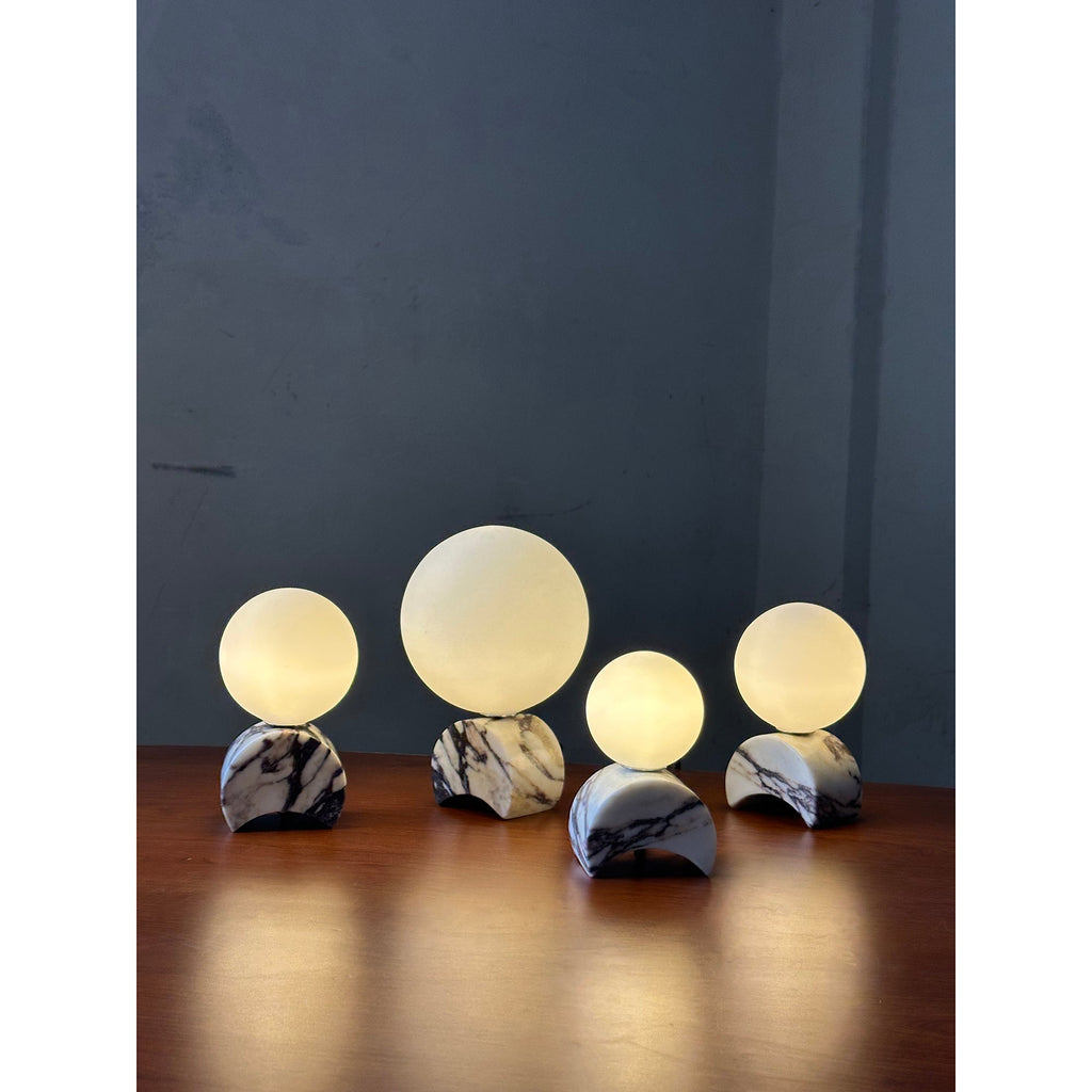 Crescent Marble Table Lamp — view 11