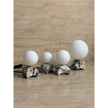 Crescent Marble Table Lamp