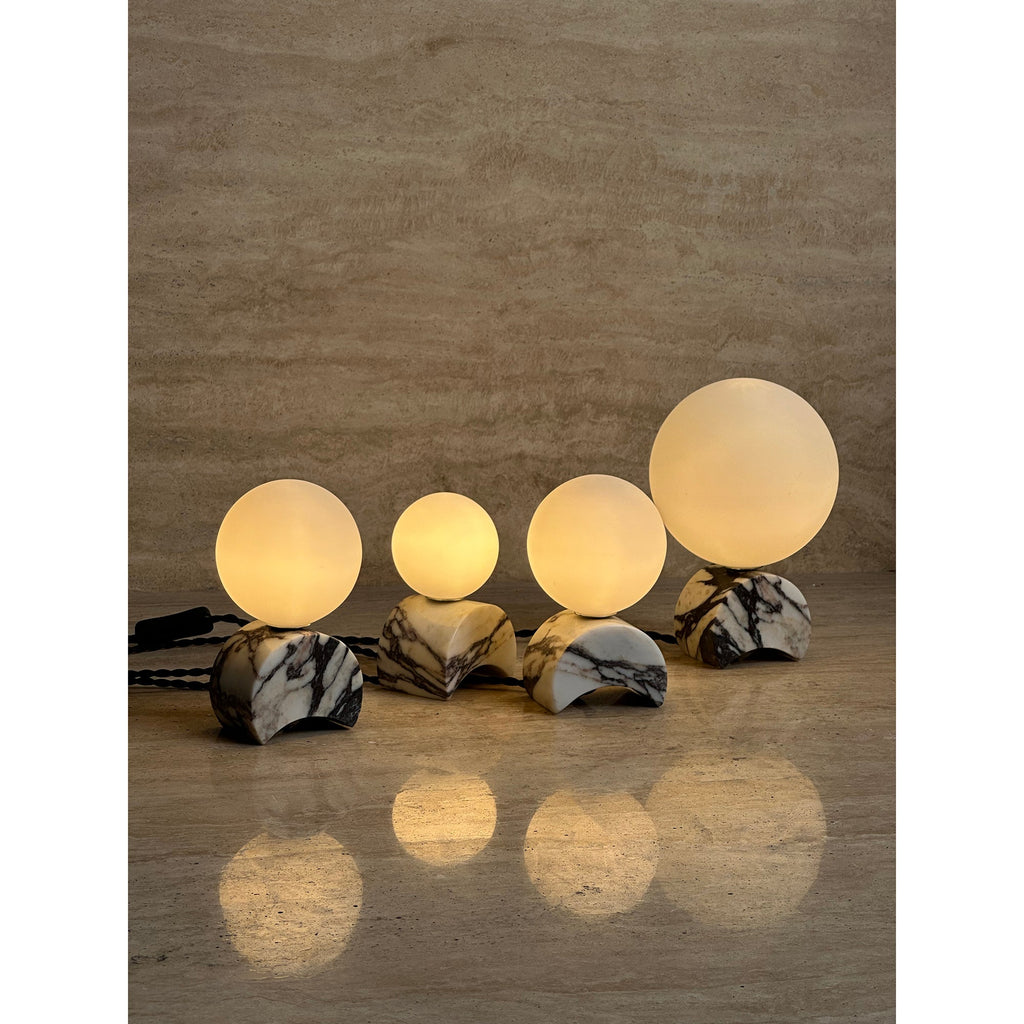 Crescent Marble Table Lamp — view 19