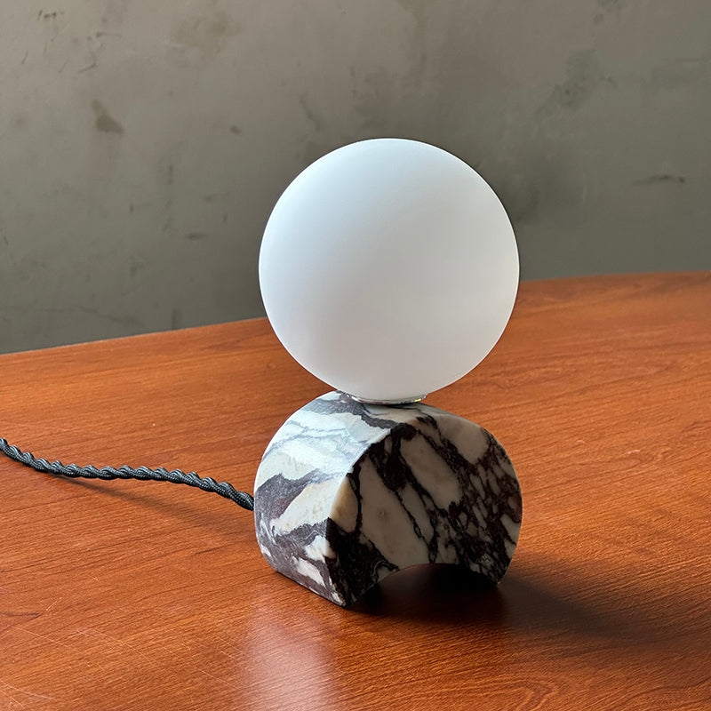 Crescent Marble Table Lamp — view 23