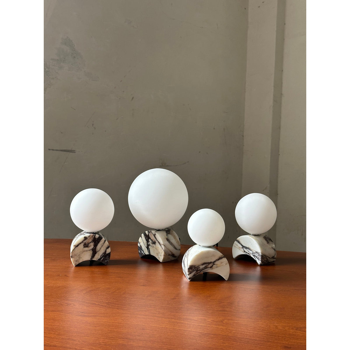Crescent Marble Table Lamp — view 14