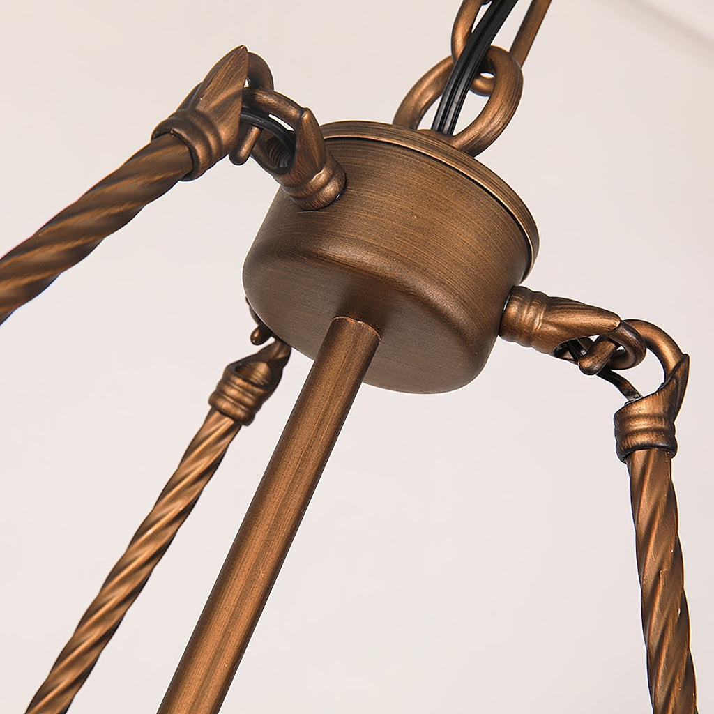 Crowley Wagon Wheel Chandelier — view 17