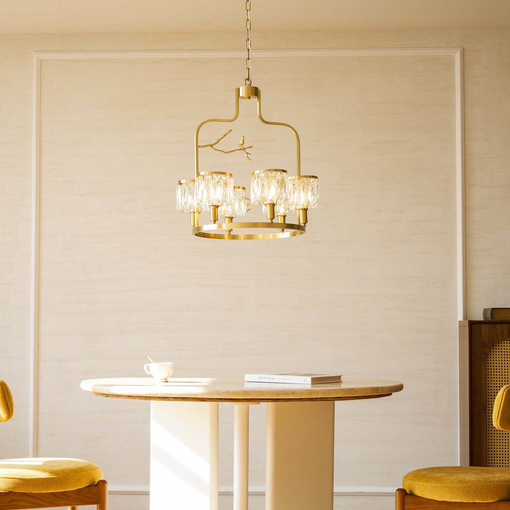 Crystal Bird Chandelier — view 6