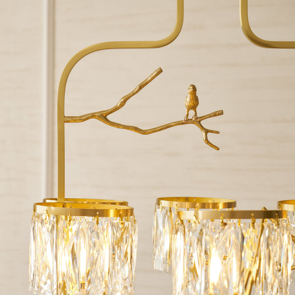 Crystal Bird Chandelier — view 26