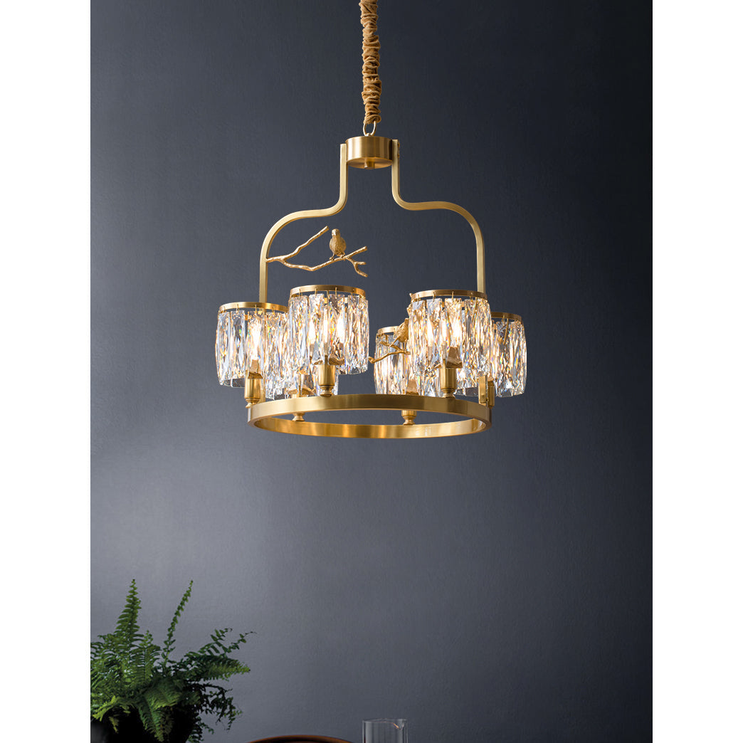 Crystal Bird Chandelier — view 13