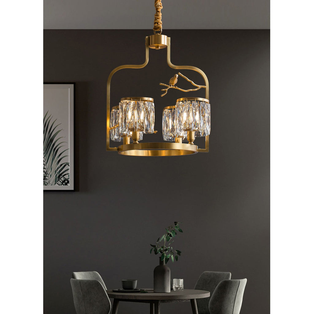 Crystal Bird Chandelier — view 9