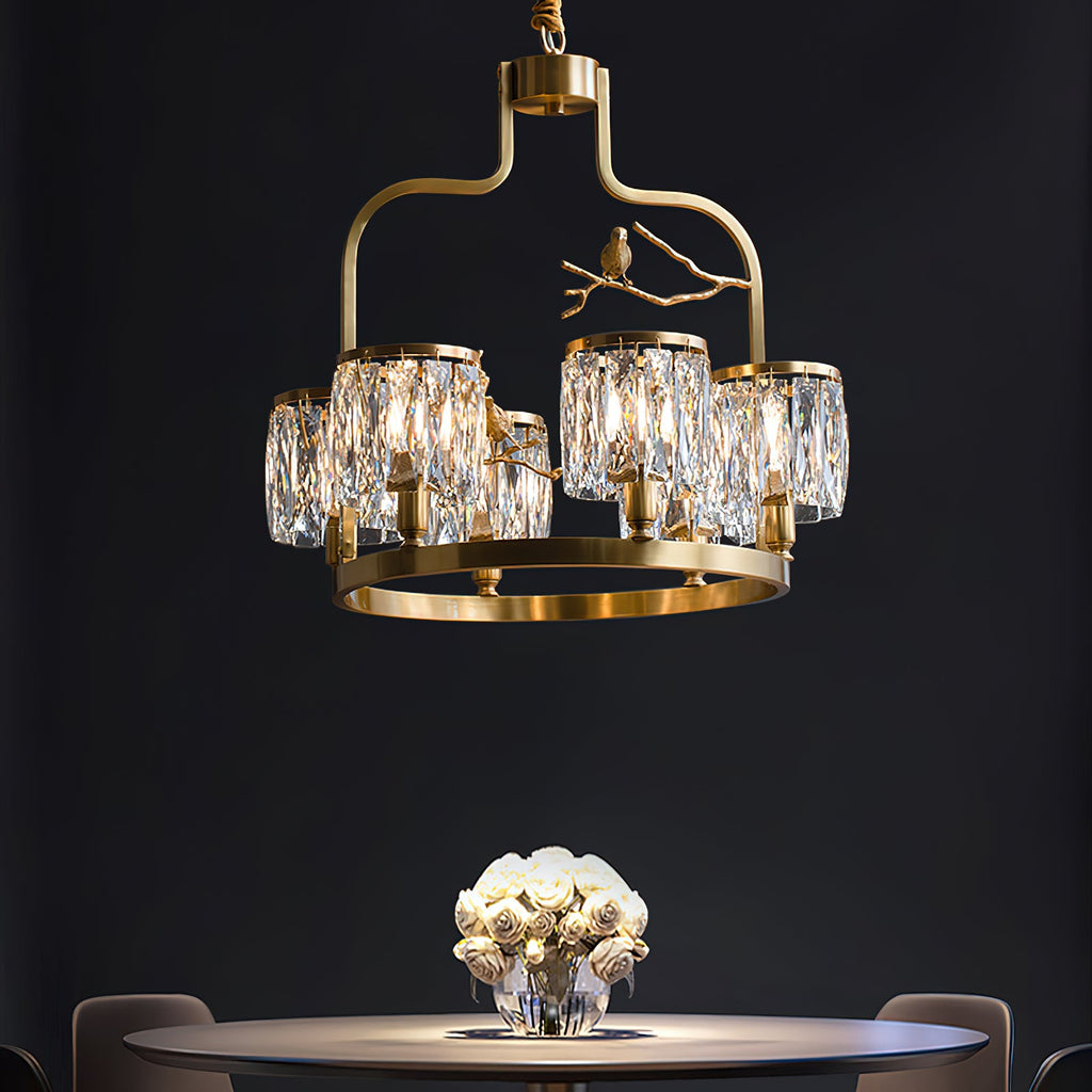 Crystal Bird Chandelier — view 5