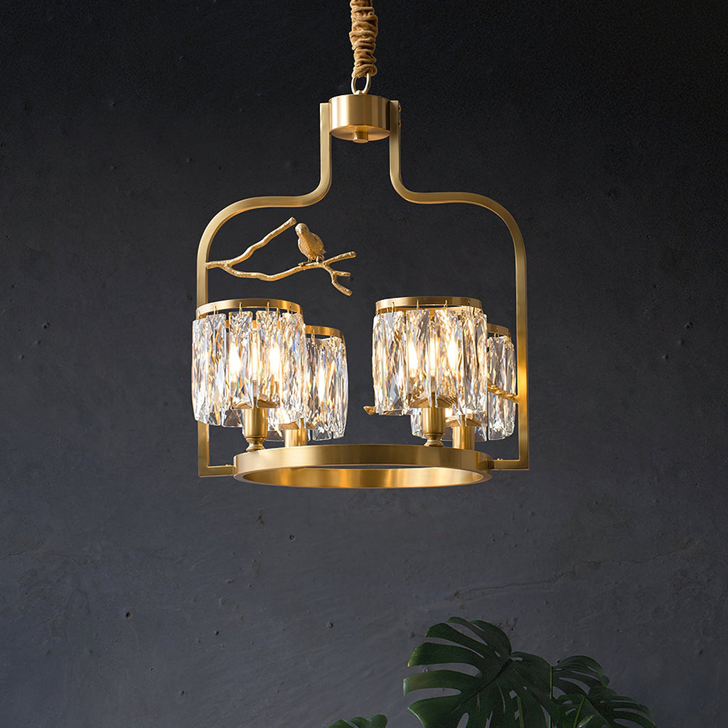 Crystal Bird Chandelier — view 8