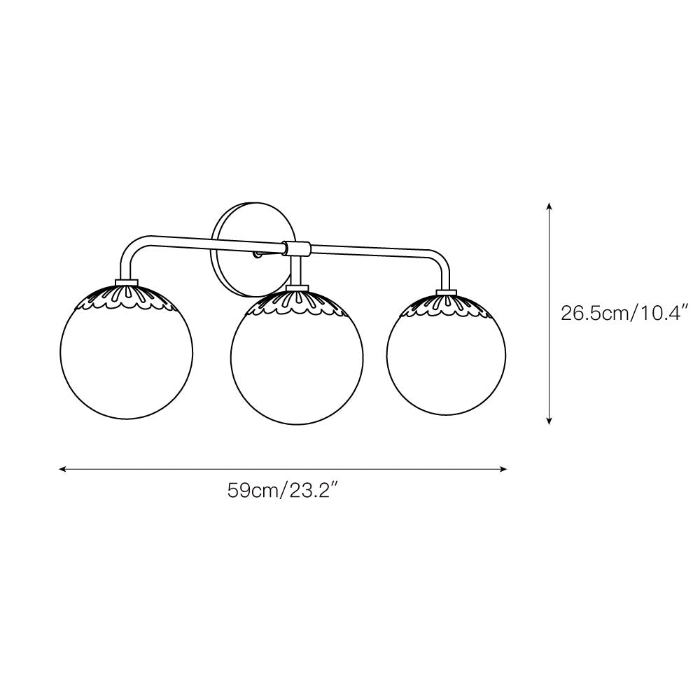 Dewdrop Globe Sconce — view 5