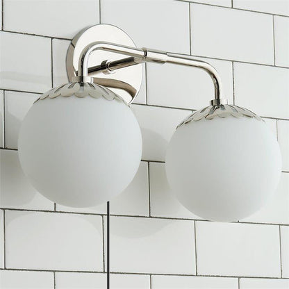 Dewdrop Globe Plug-in Sconce