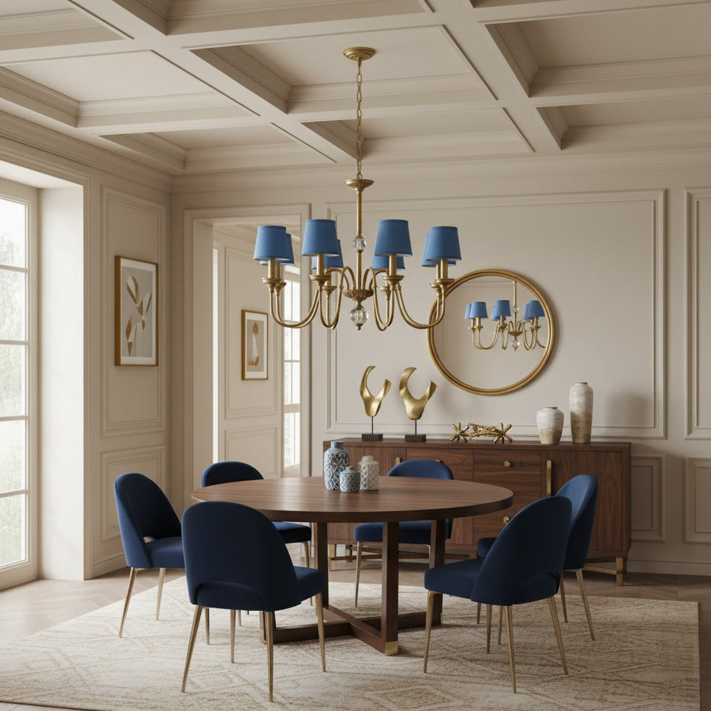 Diana Brass Chandelier — view 7