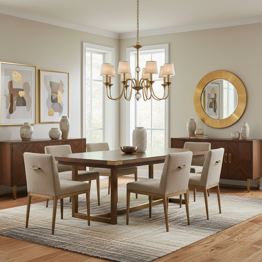 Diana Brass Chandelier — view 5