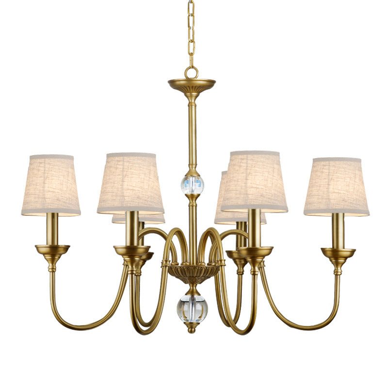 Diana Brass Chandelier — view 14