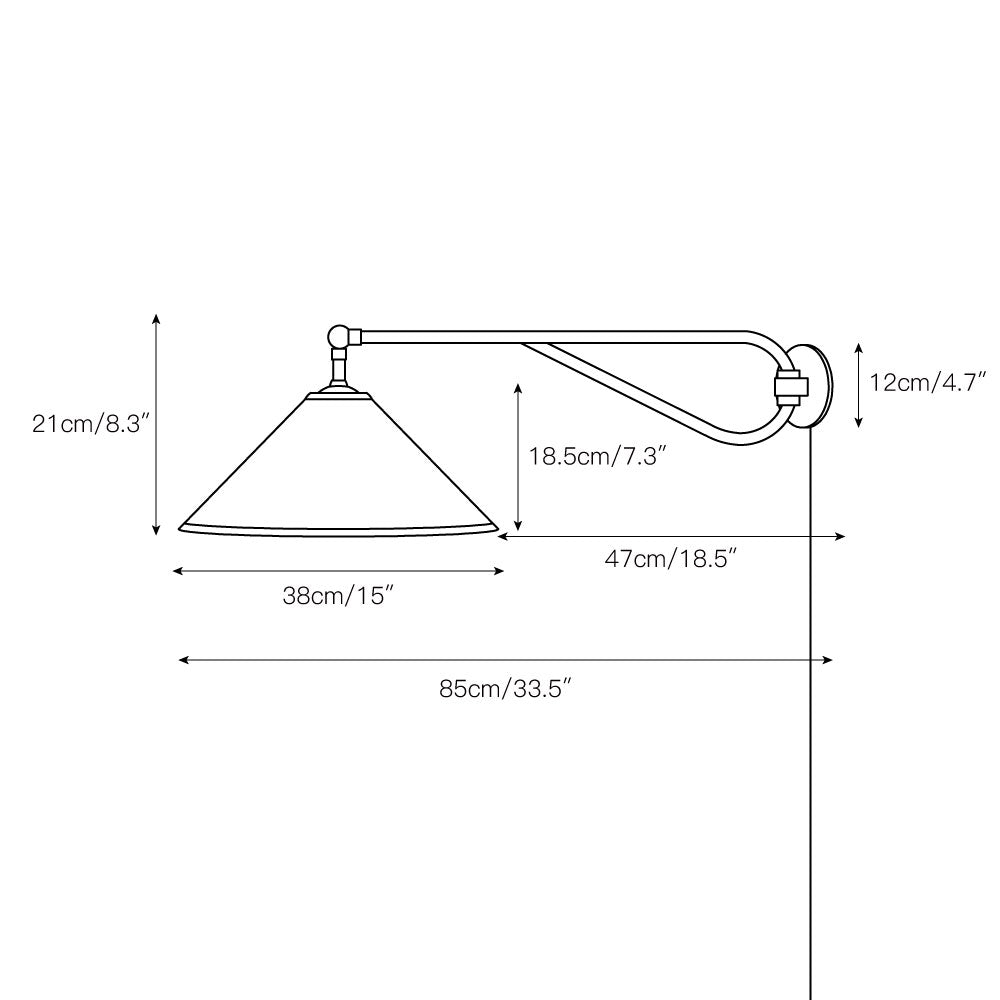 Dionis Plug-in Wall Lamp — view 3