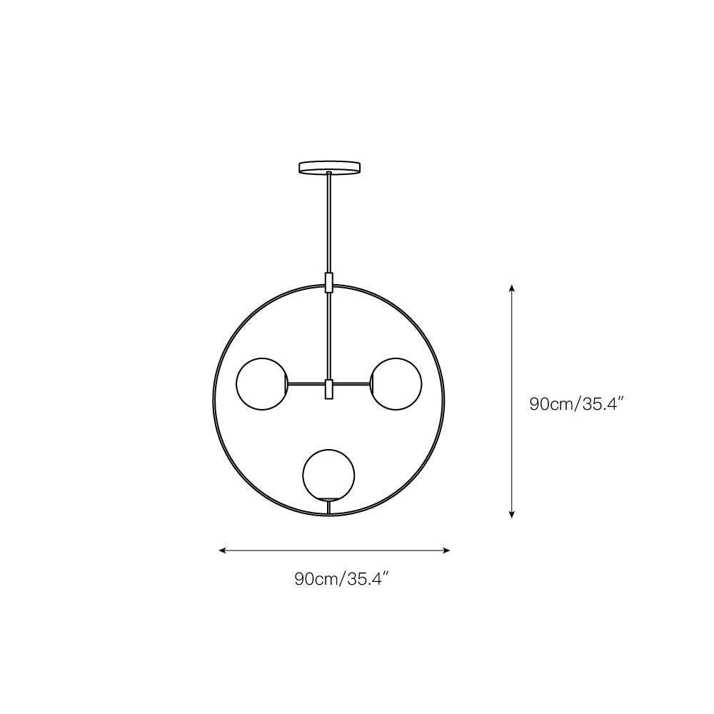 Doby Round Chandelier — view 3