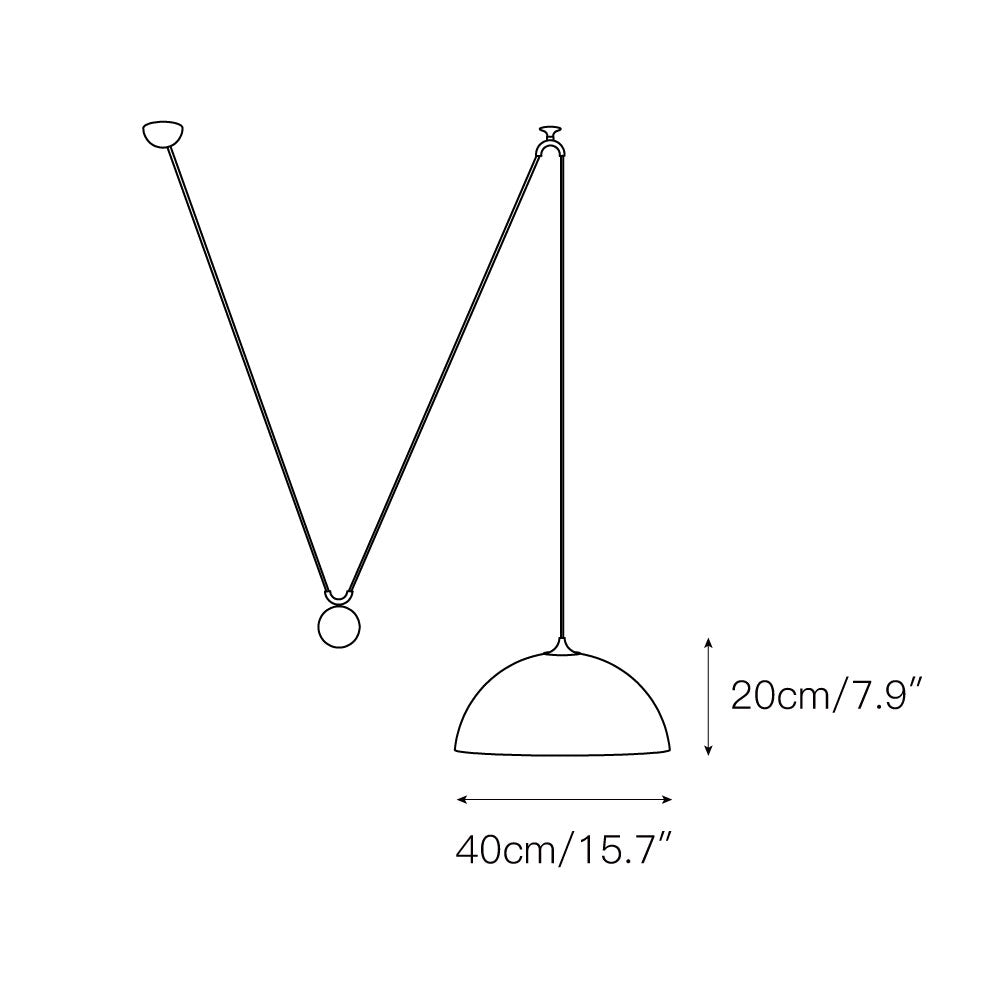 Dome Balance Pendant Lamp — view 3