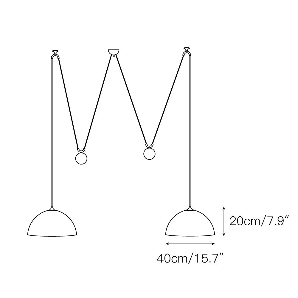 Dome Balance Pendant Lamp