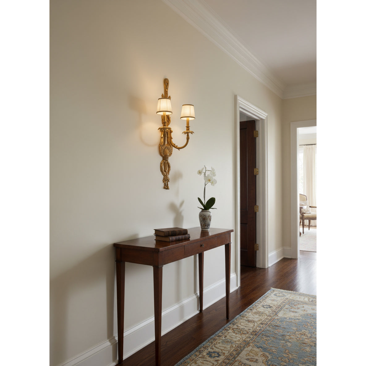 Dominique Brass Wall Lamp — view 12