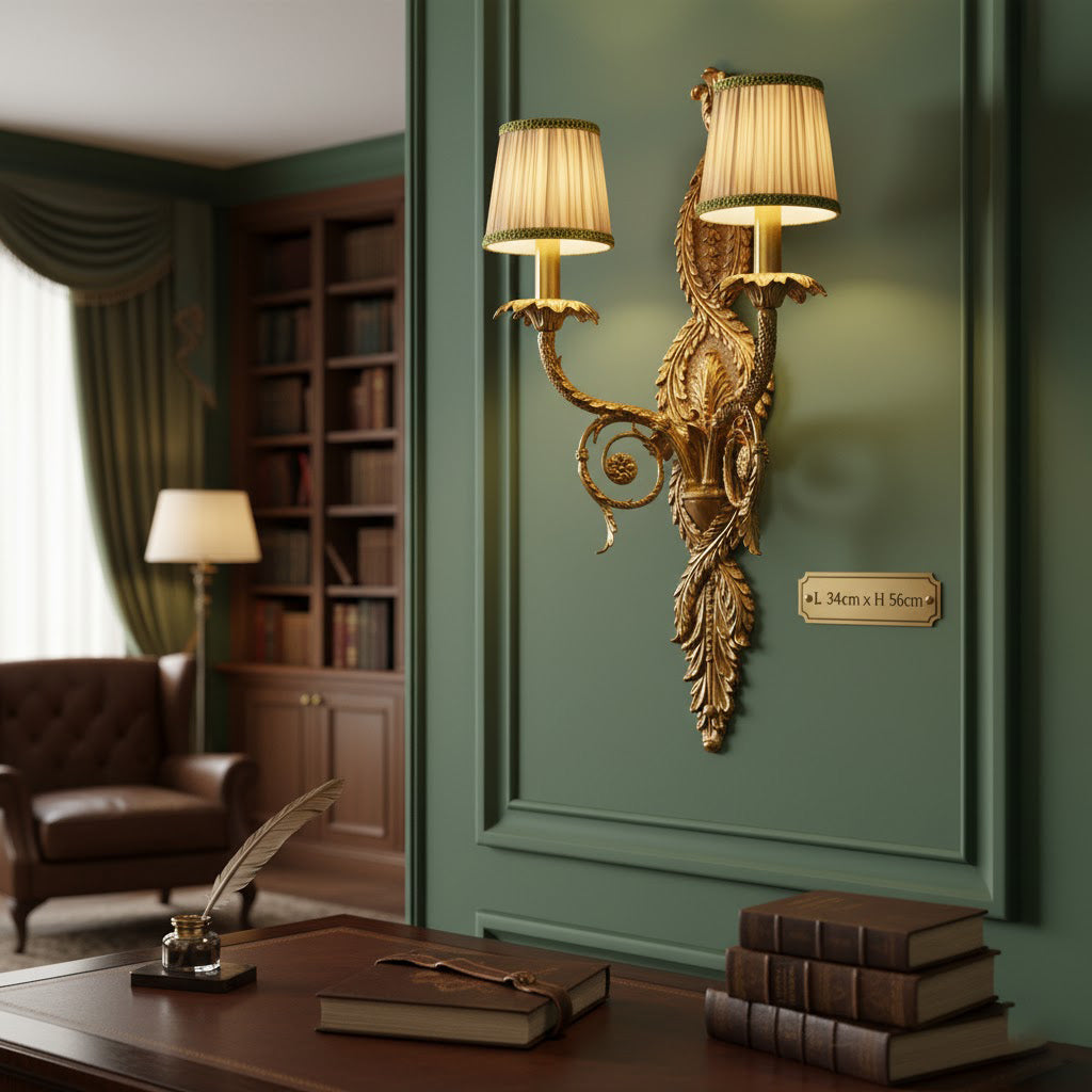 Dominique Brass Wall Lamp — view 20