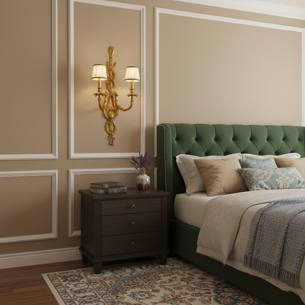 Dominique Brass Wall Lamp — view 6