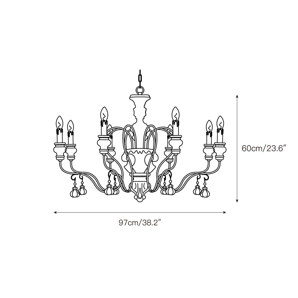 Donnelly Country Chandelier — view 5