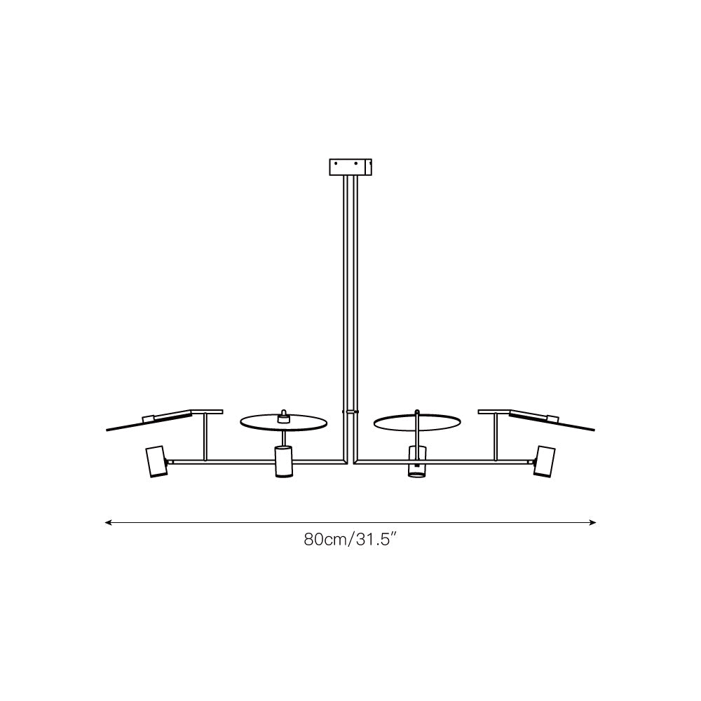 Dot Linear Chandelier — view 4