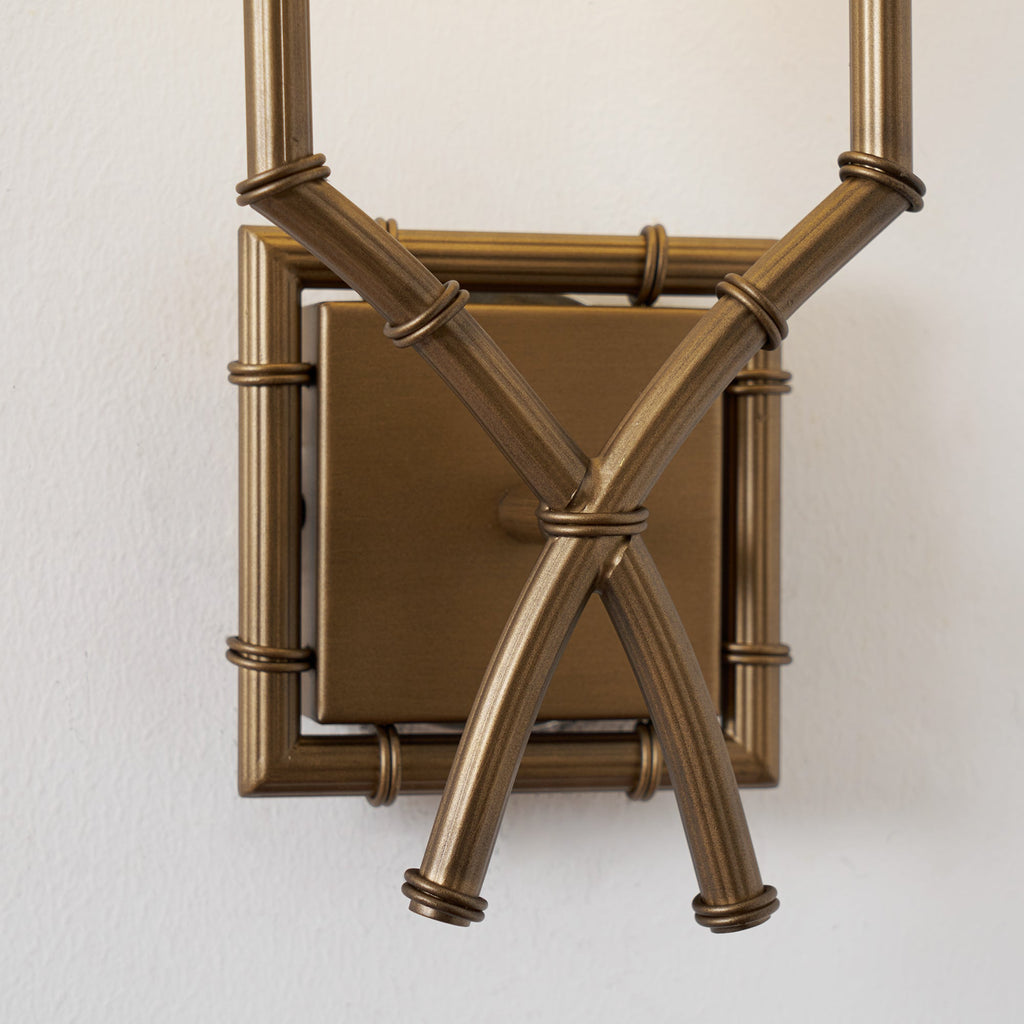 Double Arm Bamboo Sconce — view 24