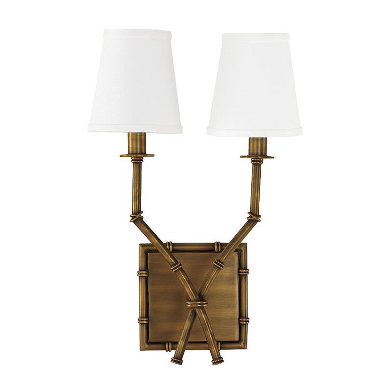 Double Arm Bamboo Sconce — view 26
