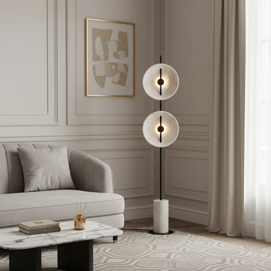 Double Moon Floor Lamp — view 4