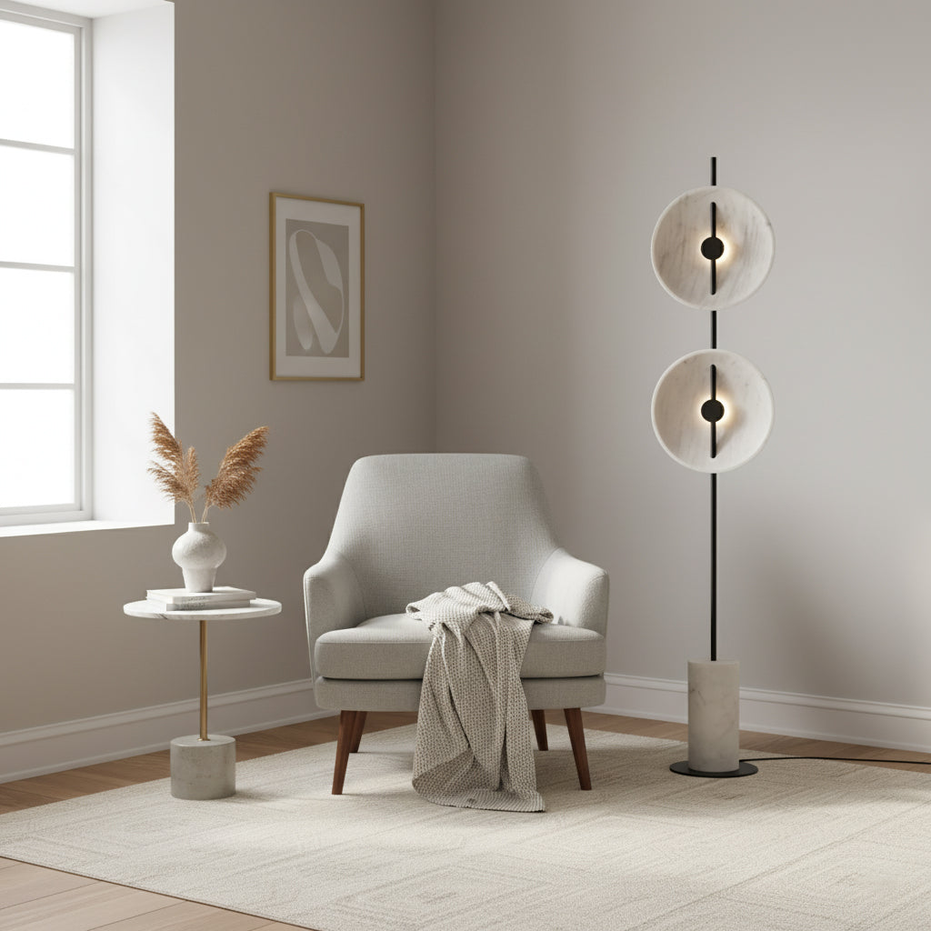 Double Moon Floor Lamp — view 9