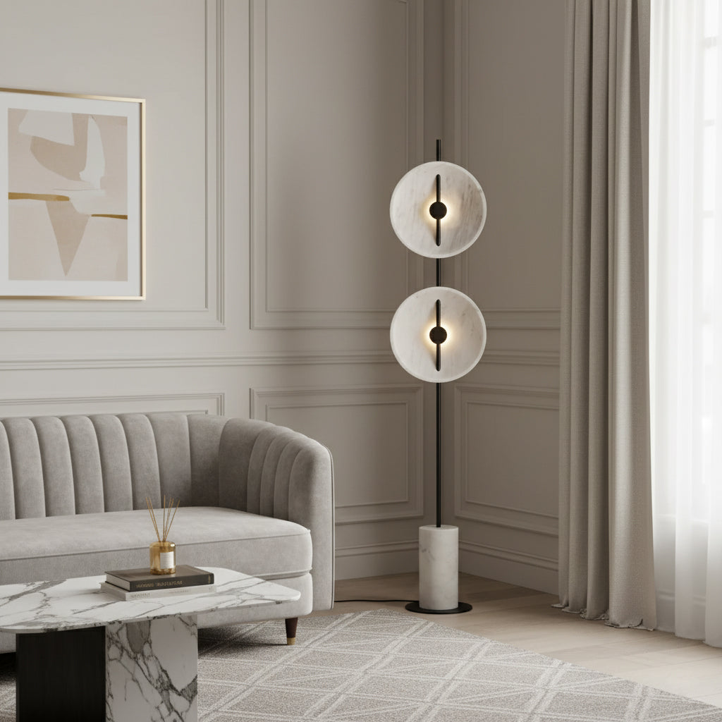 Double Moon Floor Lamp — view 8