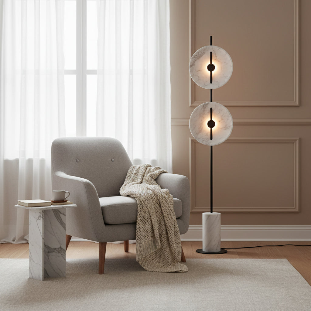 Double Moon Floor Lamp — view 5