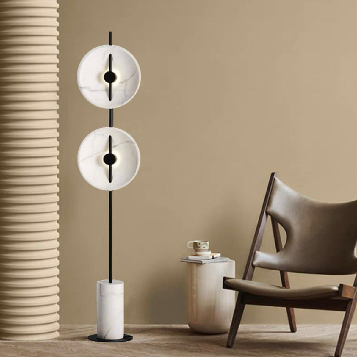 Double Moon Floor Lamp — view 12