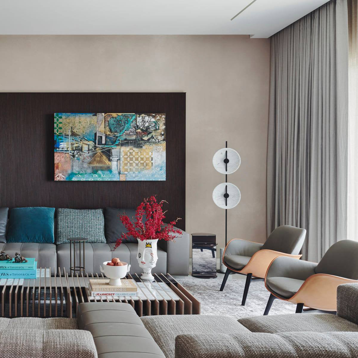 Double Moon Floor Lamp — view 14