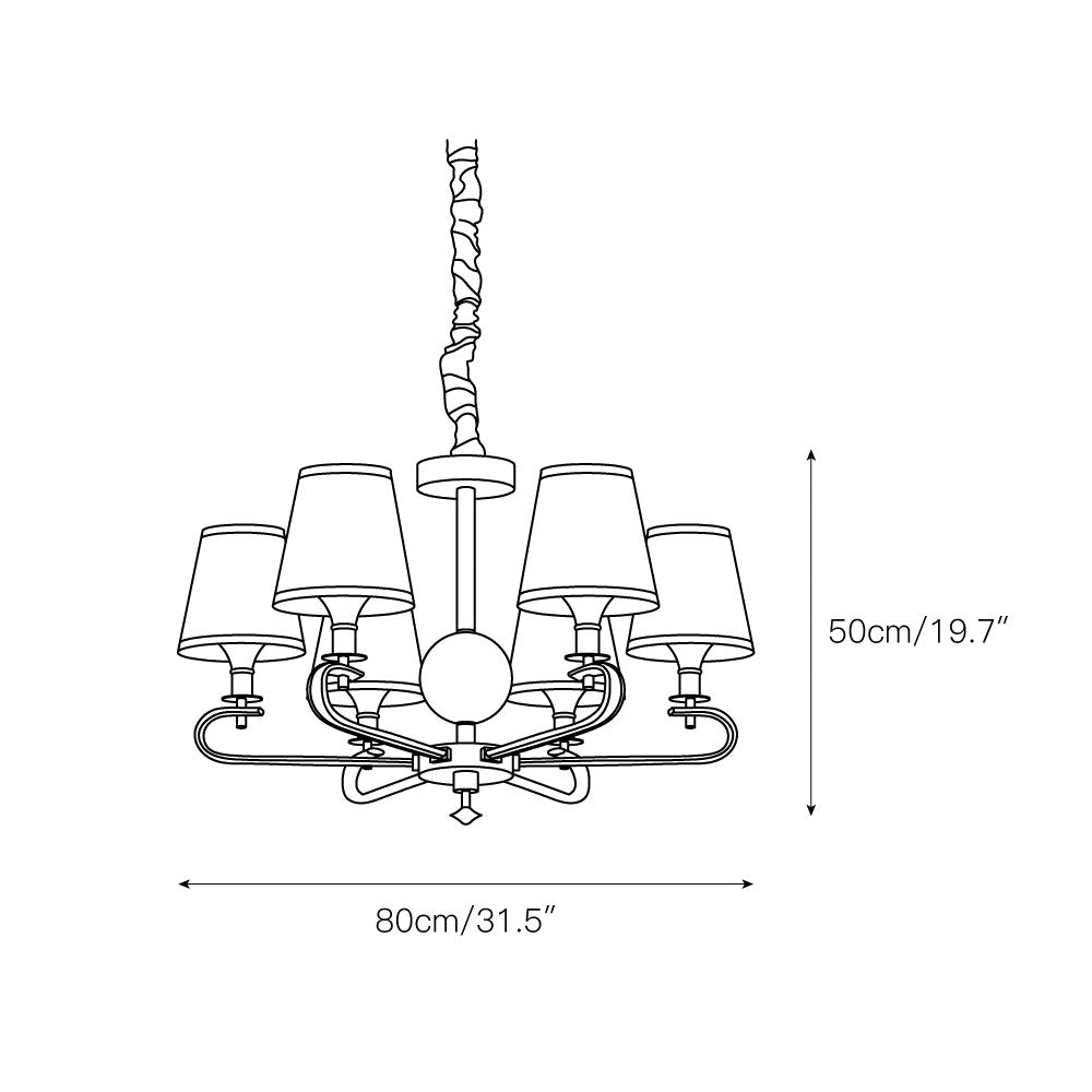 Emilea Chandelier — view 3