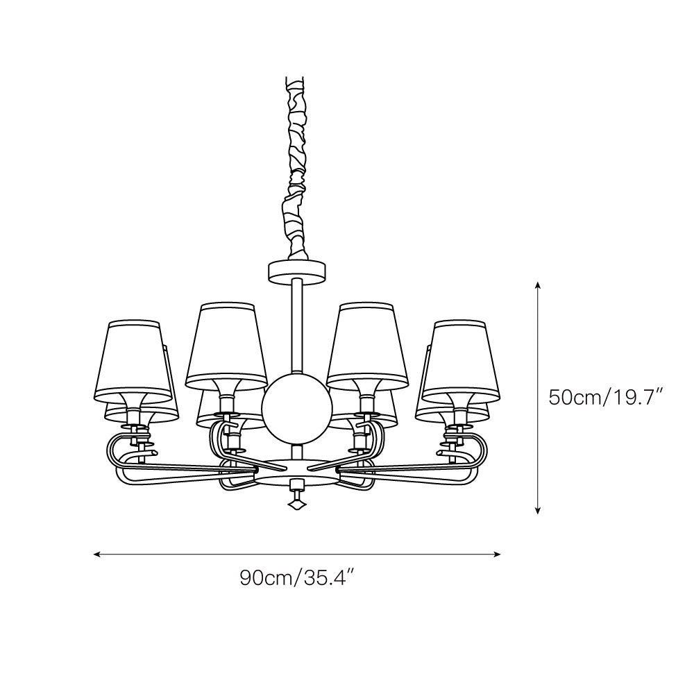 Emilea Chandelier — view 4